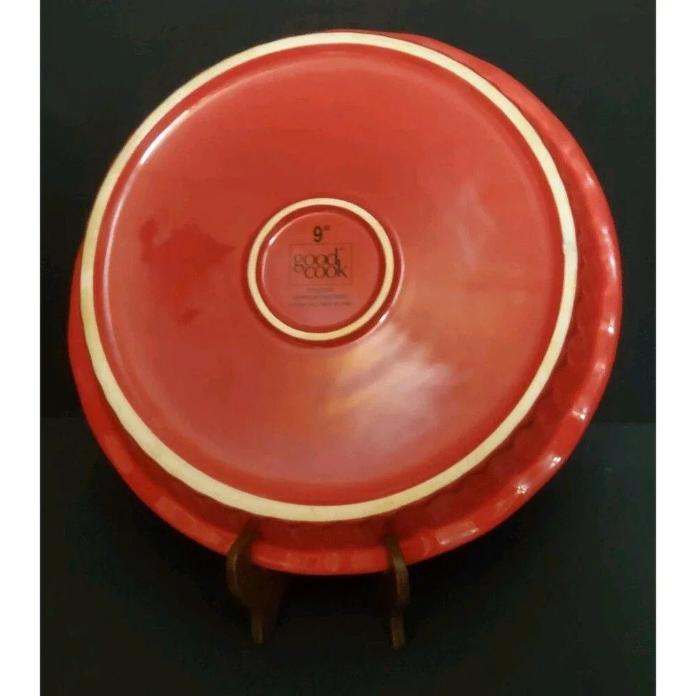 Good Cook Red Pie Plate 9